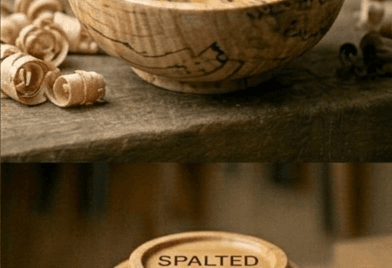 Golden Maple bowl angle 5