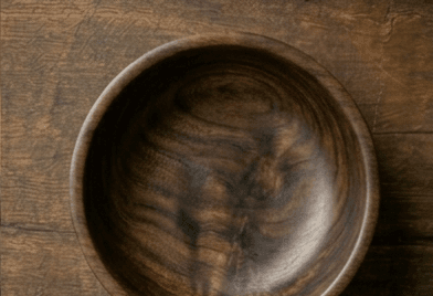 Heritage Oak bowl angle 1