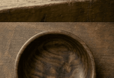 Heritage Oak bowl angle 2