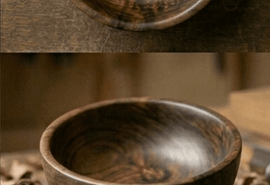 Heritage Oak bowl angle 3