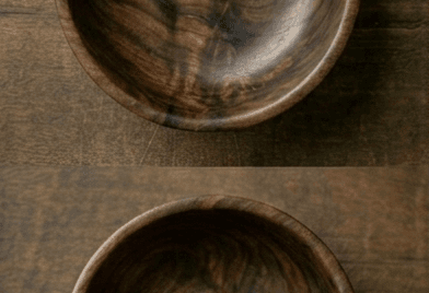 Heritage Oak bowl angle 4